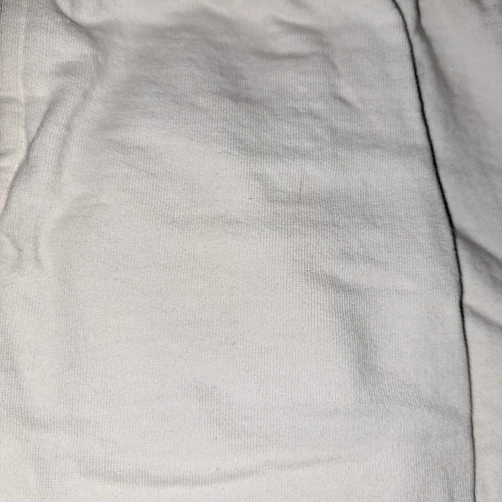 Cory Vines Open-bottom Sweatpants White/Off-White 100% Cotton Men's Size Large